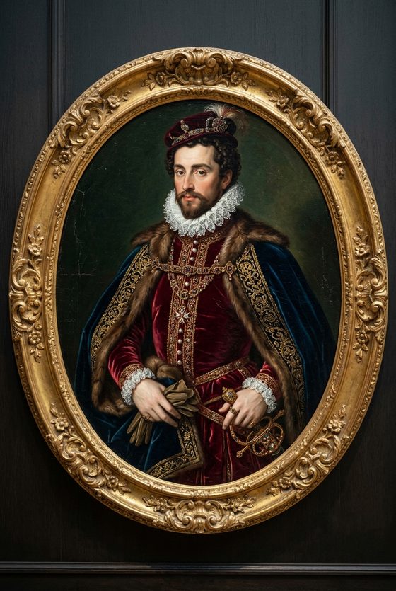 Royal Oil Portrait